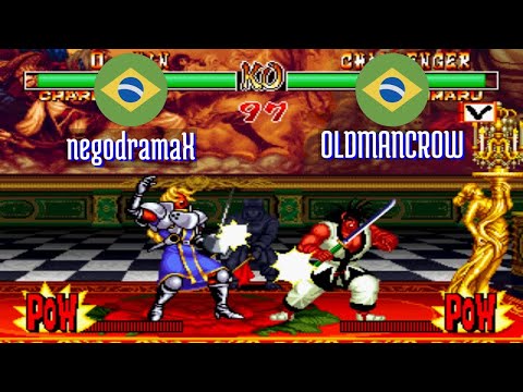 FT5 @samsho2: negodramaX (BR) vs OLDMANCROW (BR) [Samurai