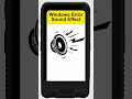 Windows error sound effect #shorts #windows11 #windows #technostalgia #microsoft #startupsound