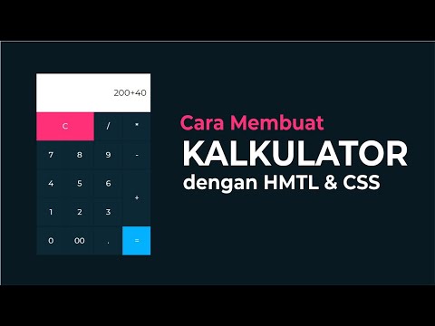 Cara Membuat Kalkulator Sederhana dengan HTML & CSS