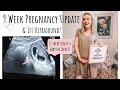 FIRST TIME SEEING BABY! 9 Week Pregnancy Update (first time mom)  Weeks 7, 8, 9 Recap & Bump Shot!