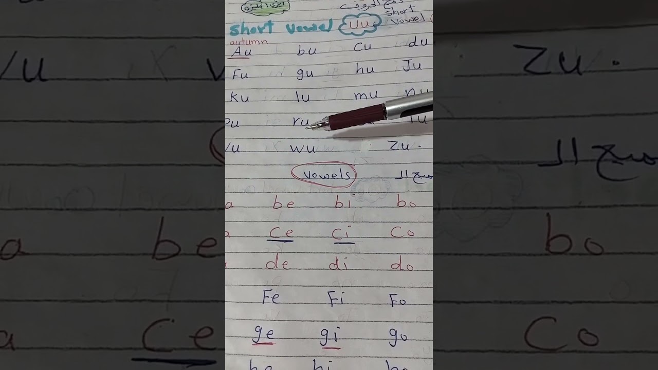 اوعدك  بعد الڤيديو ده ابنك هيقرأ انجليزي مهما كان سنه  بعد شهر واحد بس 