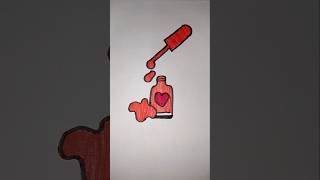 Easy drawing nail polish 💅 😘🥰with easy steps #arts #drawing #shortvideo #viralshort #youtube