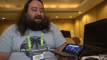 Bero shows AOSP TV 8.1, Gemini PDA, Android with newer kernels at Linaro LMG/LHG hacking room