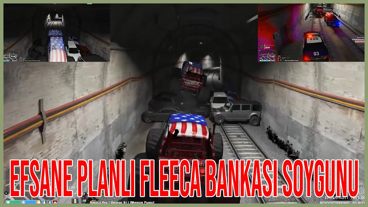EDRP | Efsane Planlı ve Heyecanlı Fleeca Bankası Soygunu ! Metin-Kamil-Samuel-Feyyaz-Hasan !