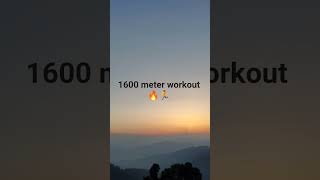1600m Running Workout for Agniveer 🔥 || #agniveer #1600mtrruning #1600meterworkout #army