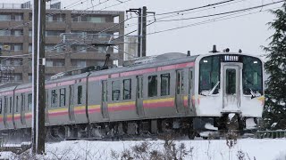 E129系B20編成 信越本線上り普通428M新潟→長岡【4K】