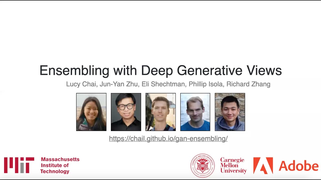 [CVPR21 Talk] Ensembling With Deep Generative Views - YouTube