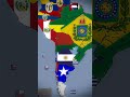 South America now vs South America 1831 #geography #history #country #southamerica #shorts
