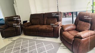 Electric Recliner Sofa for sale on Gumtree. See description for link.