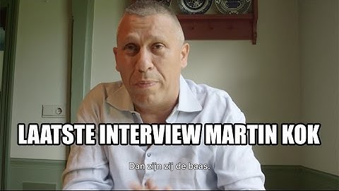 Exclusief: het laatste interview met Martin Kok