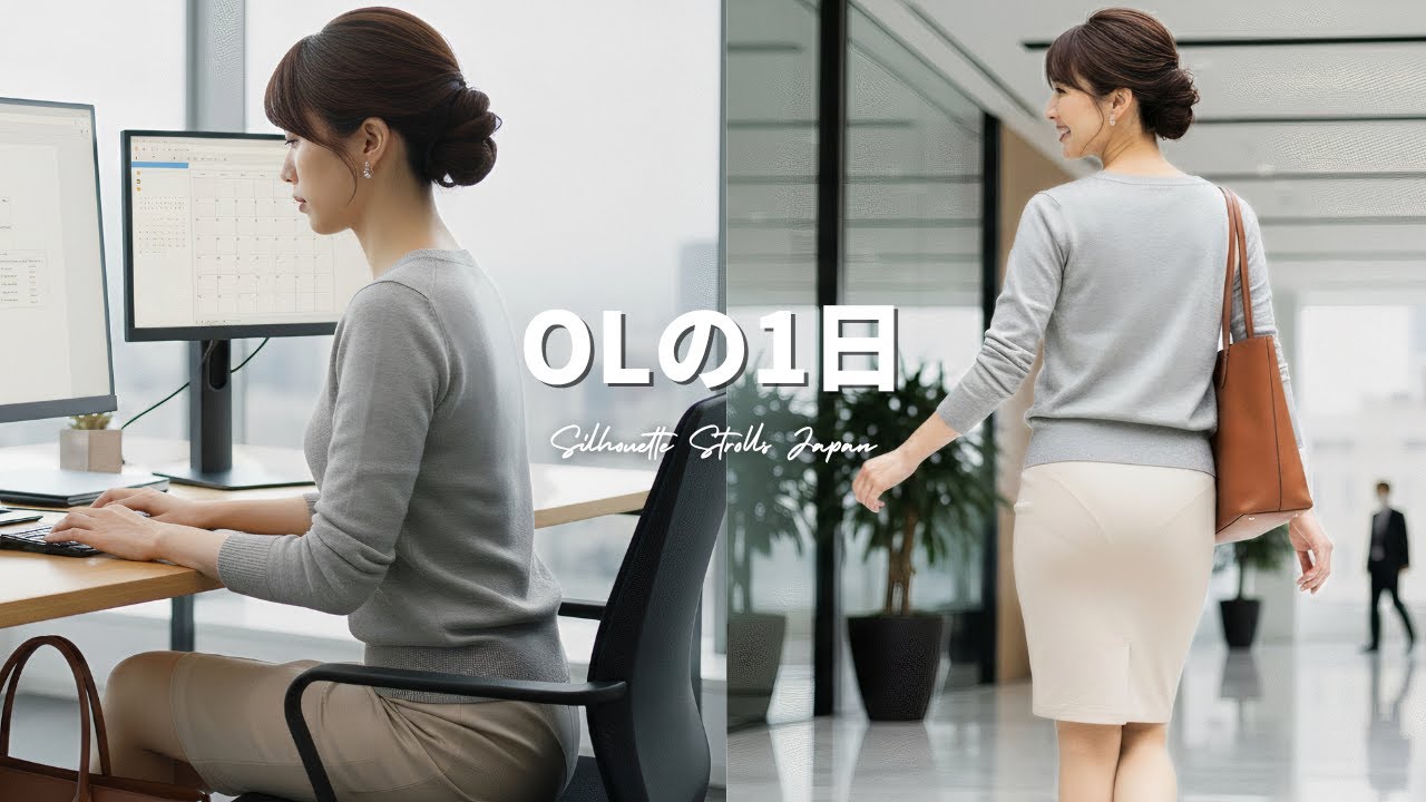 スマートなオフィスでの一日。| 30代OLの仕事風景【AI Vlog】