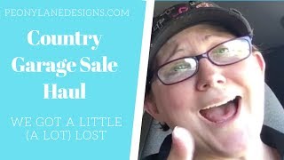 Country Garage Sale Haul