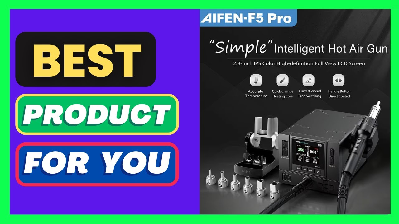 AIFEN F5PRO 1000W Hot Air Rework Station Industrial