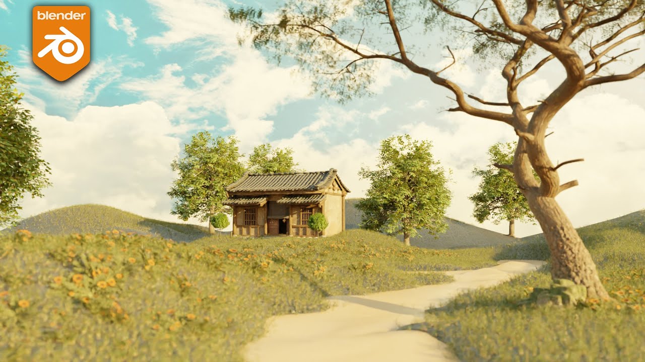 Blender Me Realistic Forest Scene Kaise Banaye? (Full Tutorial in Hindi ...