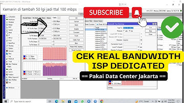 Cek Real Bandwidth ISP Dedicated ke Data Center Jakarta