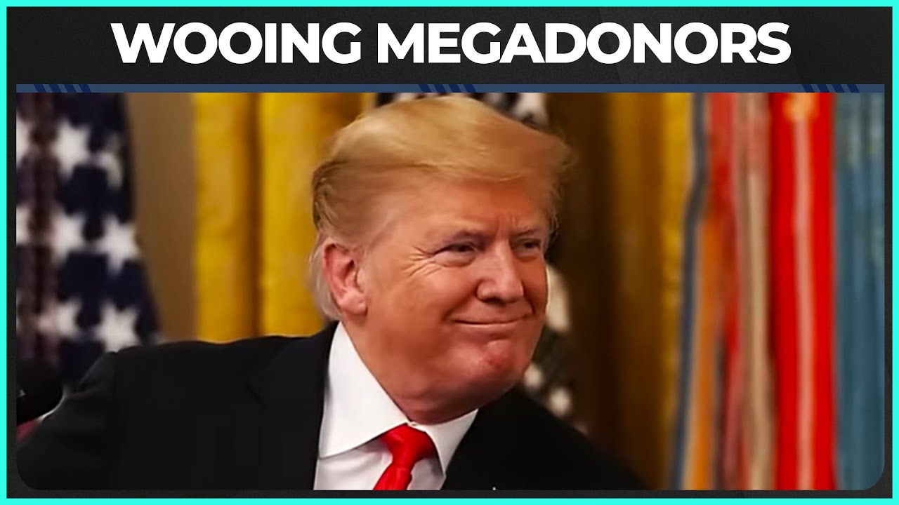 Trump To Woo Megadonors With Weird 'Intimate' CANDLELIT Dinner