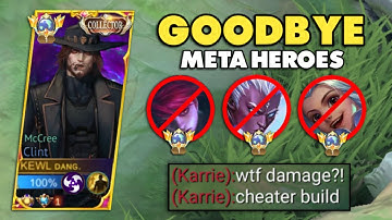 GOODBYE NEW SEASON META HEROES!!🔥 CLINT NEW CHEAT BUILD MAKE HIM META AGAIN!! (MUST TRY)