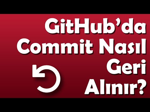 Video: Git'te taahhüt edilmemiş değişiklikleri nasıl kaldırırım?