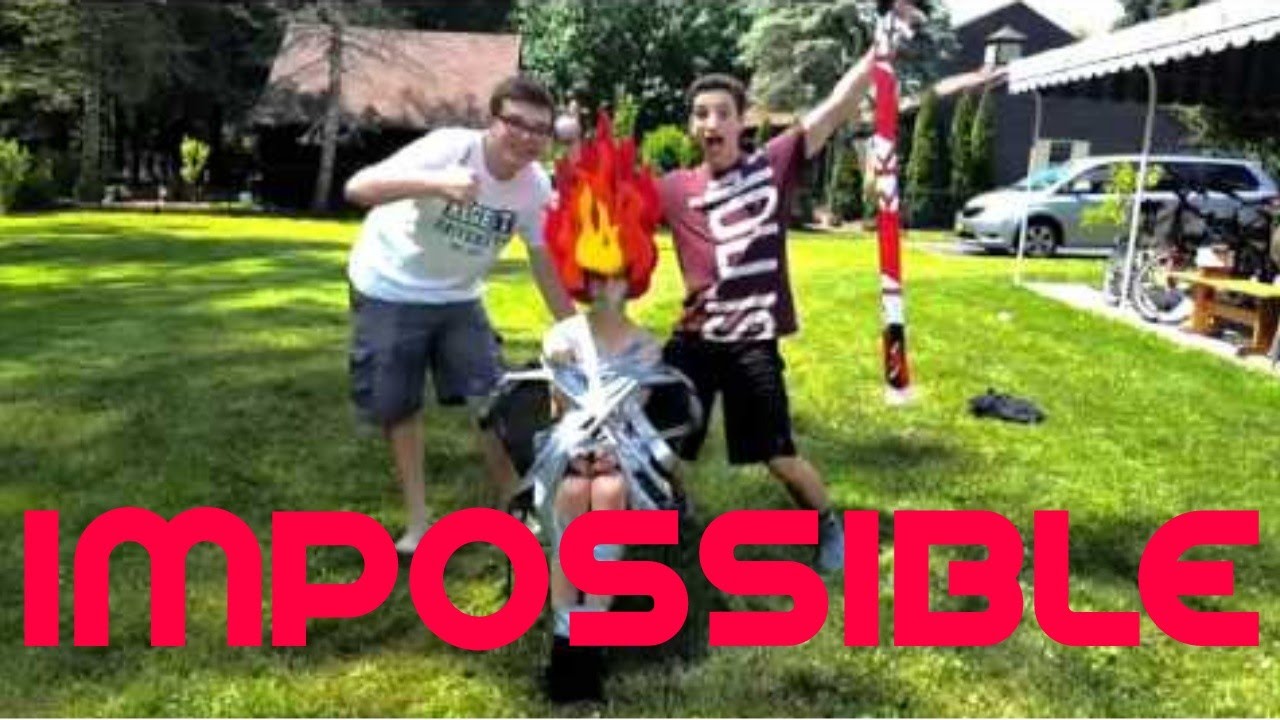 Crazy Duct Tape Escape Challenge Prank! YouTube