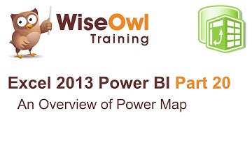 Excel 2013 Power BI Tools Part 20 - An Overview of Power Map