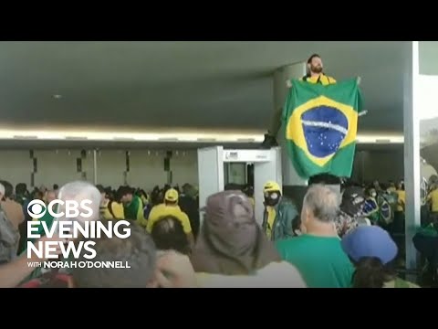 Supporters of Brazil's Bolsonaro storm Congress, other buildings
