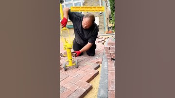 Creating Curved Paths with Brick Paving #work #craftsmanship