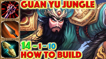 SMITE HOW TO BUILD GUAN YU - Guan Yu Jungle Build + How To + Guide (Season 7 Conquest) 2020
