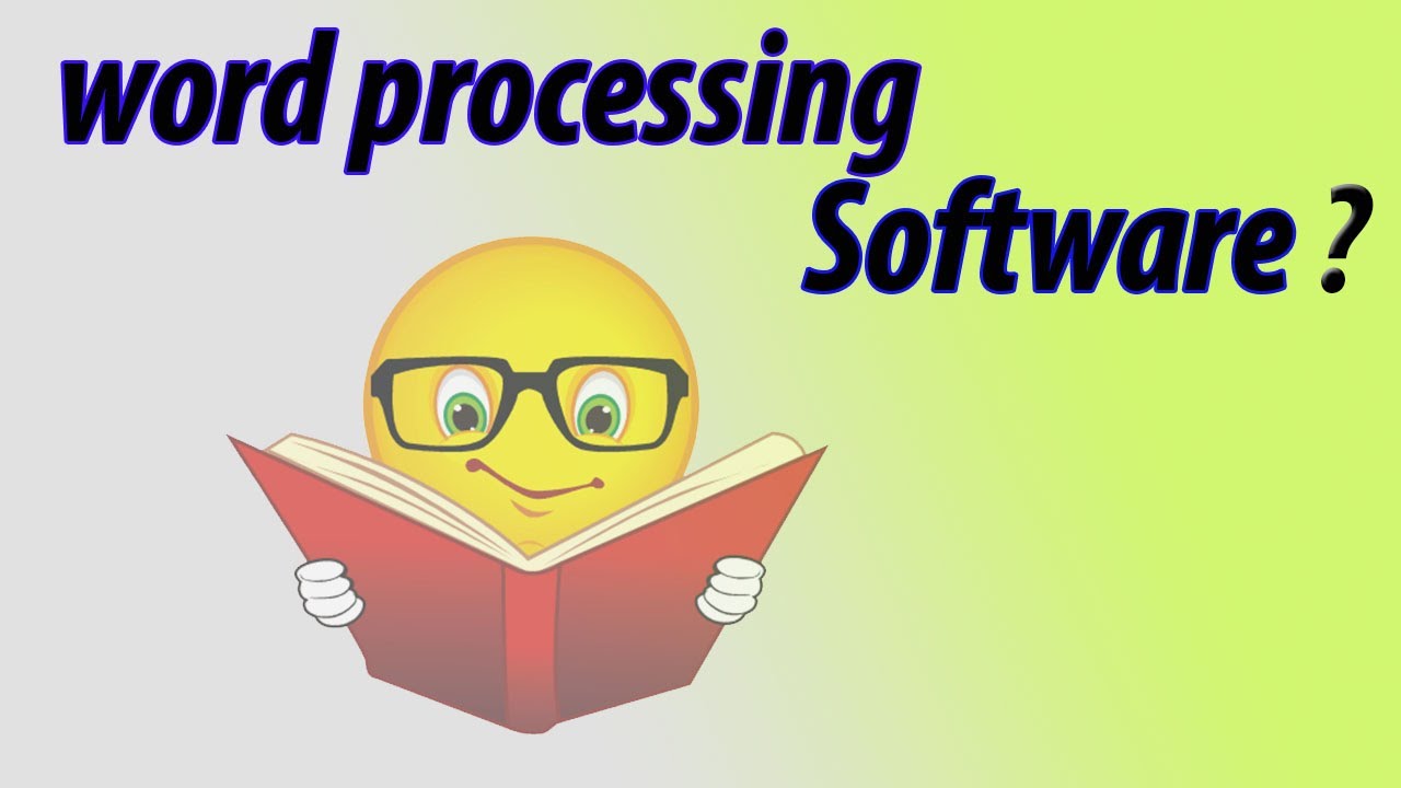 word processing and presentation software