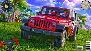 Offroad Jeep Driving Simulator  - Luxury SUV Spintimes Mud HIll Up Driving - Android Gameplay screenshot 3