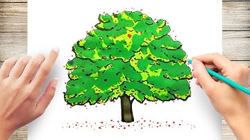 How to Draw A Spring Tree