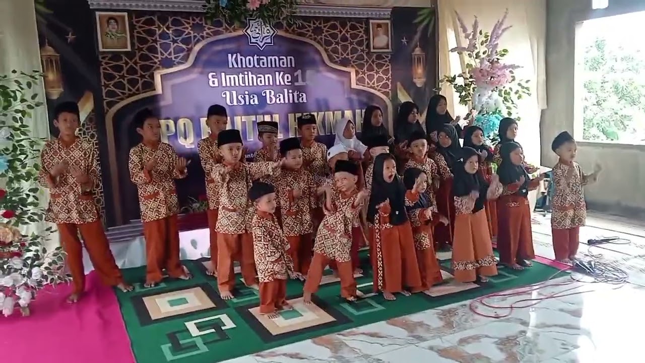 Khataman dan Imtihan TPQ qiro'ati Baitul Hikmah ke 15 