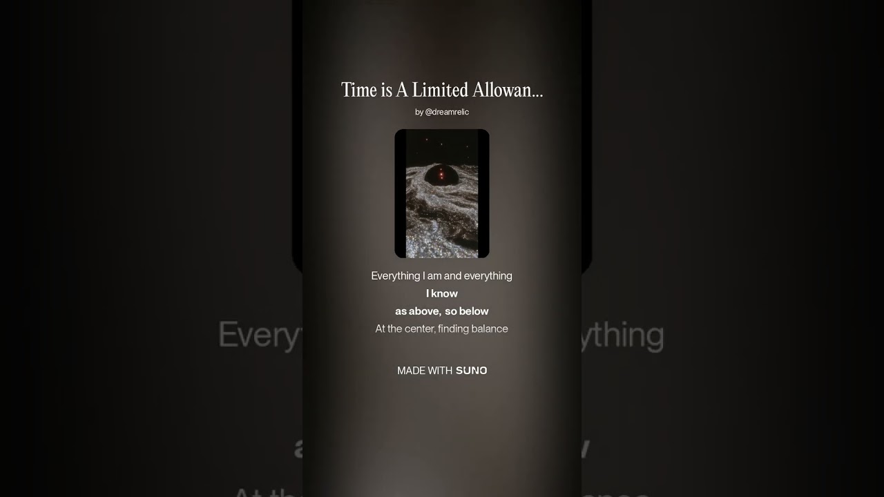 Time is Limited Allowance - Dream Relic