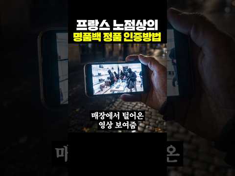프랑스 <strong>노점상의</strong> 명품백 정품 인증방법
