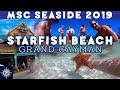 Starfish Beach, Grand Cayman Port Tips, & Buffet Lunch! | MSC Seaside 2019! | Ep. 13
