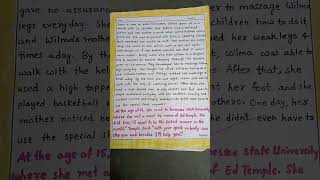 6 class English FA-1 project work