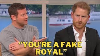 Prince harry kicked off this morning  after Heated argument with  dermot o'Leary