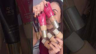COMPARANDO MINHAS CORES DE BASE HIDRA GLOW DE NIINA SECRETS, SOFT MATTE DA LFPRO E DA MASCAVO