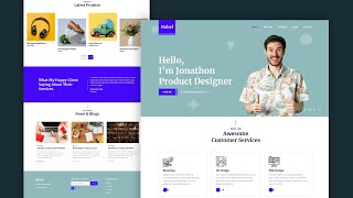 Build Responsive Portfolio Website Using HTML CSS & JavaScript