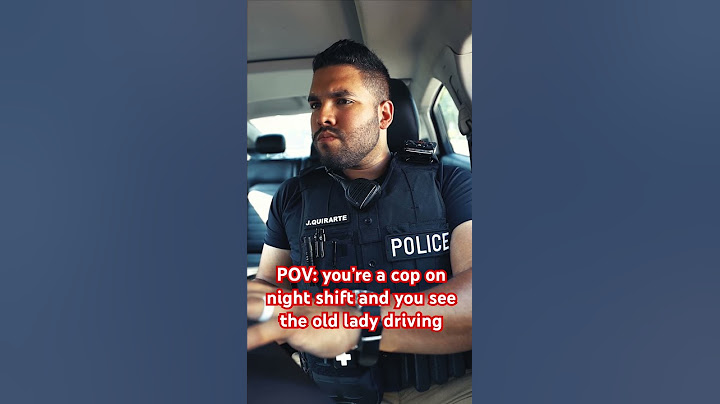 Working As A Police Officer