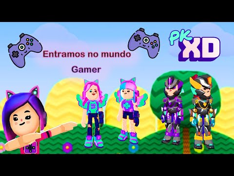 PK XD - CONHECENDO AS NOVIDADES DO UNIVERSO GAMER DO PK XD | Júlia e Gabriel