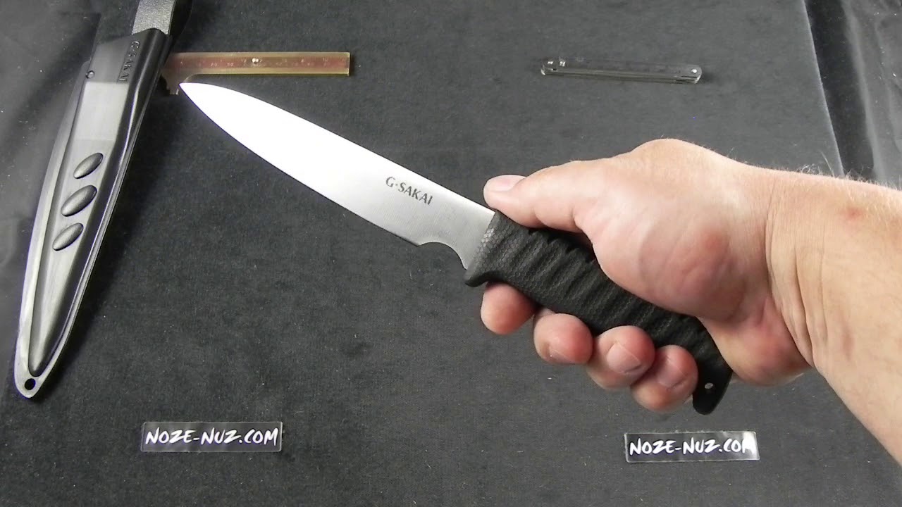 GS10820 G.Sakai Outdoor Cooking Knife YouTube