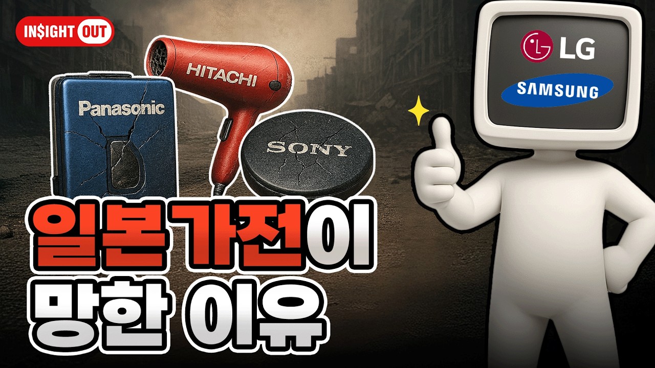 한때 세계 1위였던 일본 가전, 30년 추락의 기록ㅣ왕좌에서 바닥까지-일본 가전 추락의 공식, 한국 가전의 경고등ㅣ인사이트아웃