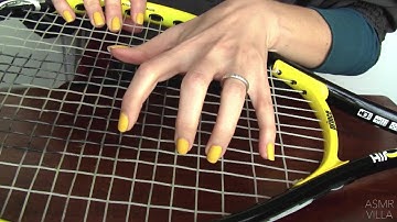 ASMR * Tapping & Scratching * Theme: Tennis * Fast Tapping * No Talking * ASMRVilla