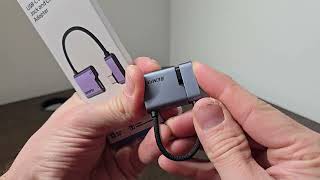 Quick Review of the BENFEI USB-C to Audio Adapter with 60w Fast Charging