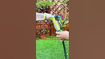 10-Pattern Garden Hose Nozzle vs. Dirt, Mud, and More! #spraynozzle #carwashwatergun #gardening