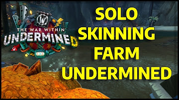 Solo Skinning Farm In Patch 11.1 | WoW The War Within : Undermined
