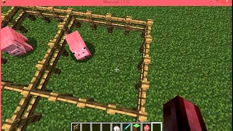 How to put a saddle on a horse & pig ~ Minecraft