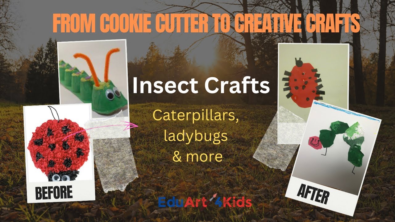 Insect crafts: Caterpillar, ladybugs and more