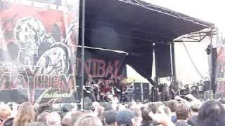 Cannibal Corpse The time to KILL is now Live Mayhem Fest 09    7/11/09