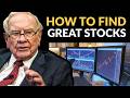 Warren Buffett: How To Find Great Stocks